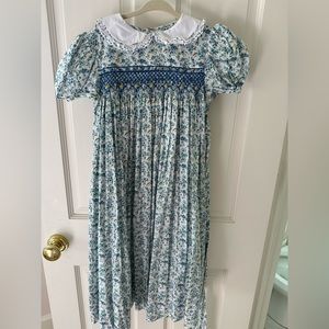 Hand Smocked Dress Size 4T